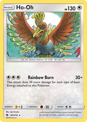 Pokemon TCG - SM - Lost Thunder - Ho-Oh - 160/214