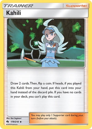 Pokemon TCG - SM - Lost Thunder - Kahili - 179/214 - Reverse Holofoil