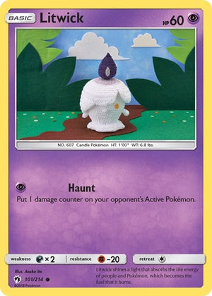 Pokemon TCG - SM - Lost Thunder - Litwick - 101/214 - Reverse Holofoil