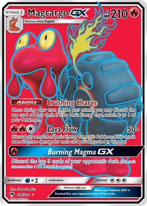 Pokemon TCG - SM - Lost Thunder - Magcargo GX - 198/214 - Holofoil