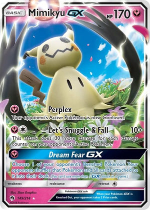 Pokemon TCG - SM - Lost Thunder - Mimikyu GX - 149/214 - Holofoil