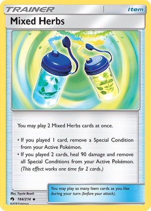 Pokemon TCG - SM - Lost Thunder - Mixed Herbs - 184/214 - Reverse Holofoil