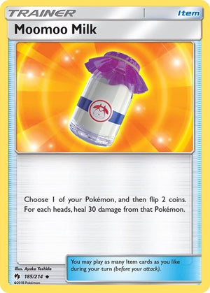 Pokemon TCG - SM - Lost Thunder - Moomoo Milk - 185/214 - Reverse Holofoil