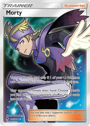 Pokemon TCG - SM - Lost Thunder - Morty - 212/214 - Holofoil