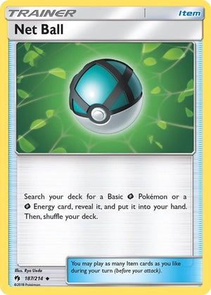 Pokemon TCG - SM - Lost Thunder - Net Ball - 187/214 - Reverse Holofoil