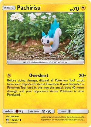Pokemon TCG - SM - Lost Thunder - Pachirisu - 80/214