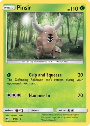 Pokemon TCG - SM - Lost Thunder - Pinsir - 4/214