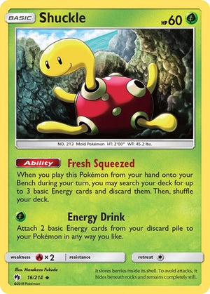 Pokemon TCG - SM - Lost Thunder - Shuckle - 16/214