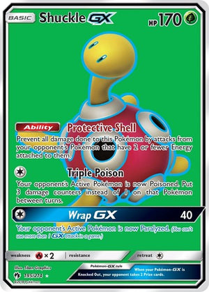 Pokemon TCG - SM - Lost Thunder - Shuckle GX - 195/214 - Holofoil