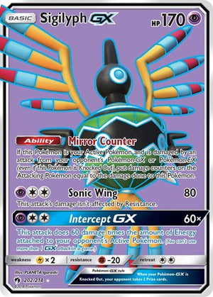 Pokemon TCG - SM - Lost Thunder - Sigilyph GX - 202/214 - Holofoil