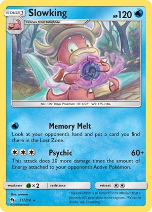 Pokemon TCG - SM - Lost Thunder - Slowking - 55/214 - Reverse Holofoil