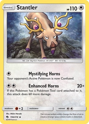 Pokemon TCG - SM - Lost Thunder - Stantler - 156/214