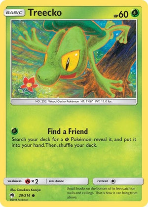 Pokemon TCG - SM - Lost Thunder - Treecko - 20/214