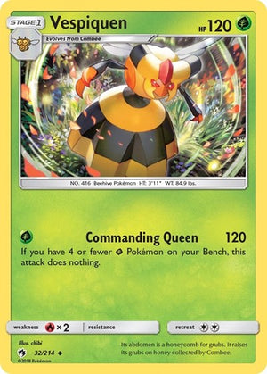 Pokemon TCG - SM - Lost Thunder - Vespiquen - 32/214