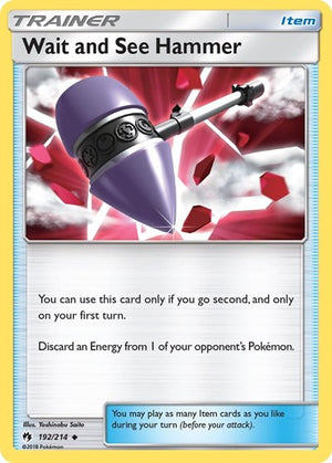 Pokemon TCG - SM - Lost Thunder - Wait and See Hammer - 192/214