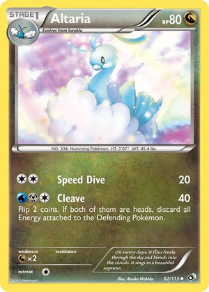 Pokemon TCG - Legendary Treasures - Altaria - 92/113