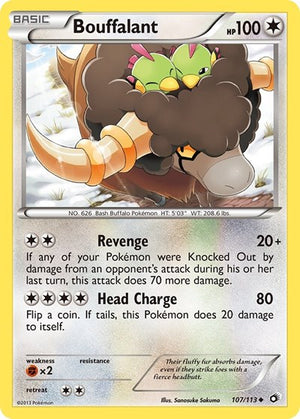 Pokemon TCG - Legendary Treasures - Bouffalant - 107/113