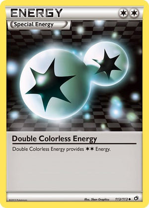 Pokemon TCG - Legendary Treasures - Double Colorless Energy - 113/113 - Reverse Holofoil