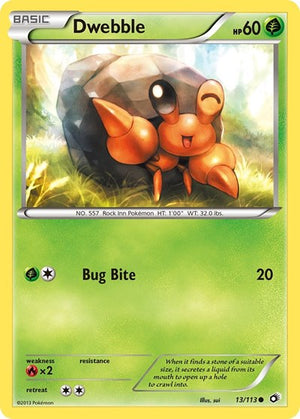 Pokemon TCG - Legendary Treasures - Dwebble - 13/113