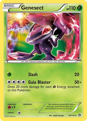 Pokemon TCG - Legendary Treasures - Genesect - 16/113 - Reverse Holofoil