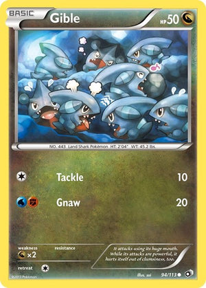 Pokemon TCG - Legendary Treasures - Gible - 94/113