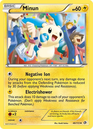 Pokemon TCG - Legendary Treasures - Minun - 48/113