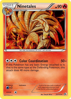 Pokemon TCG - Legendary Treasures - Ninetales - 21/113