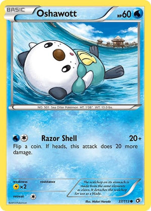 Pokemon TCG - Legendary Treasures - Oshawott - 37/113