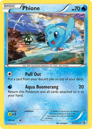 Pokemon TCG - Legendary Treasures - Phione - 36/113