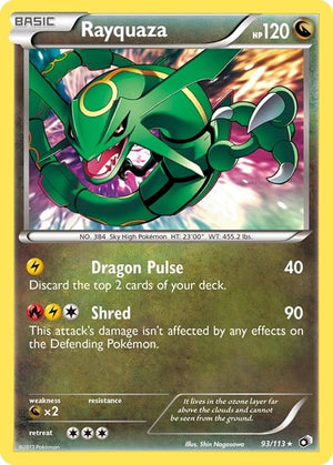 Pokemon TCG - Legendary Treasures - Rayquaza - 93/113 - Reverse Holofoil