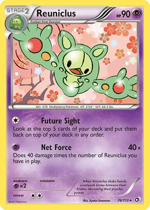 Pokemon TCG - Legendary Treasures - Reuniclus - 76/113 - Reverse Holofoil