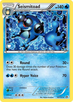 Pokemon TCG - Legendary Treasures - Seismitoad - 42/113