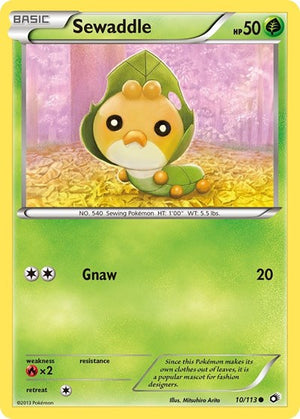 Pokemon TCG - Legendary Treasures - Sewaddle - 10/113