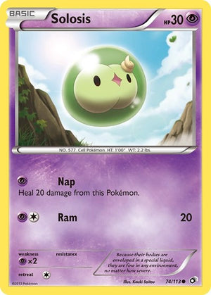 Pokemon TCG - Legendary Treasures - Solosis - 74/113 - Reverse Holofoil