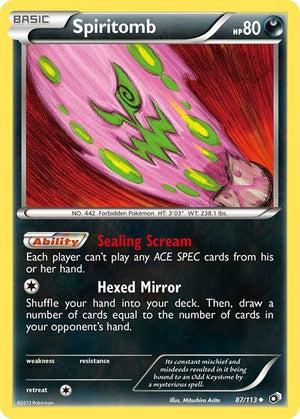 Pokemon TCG - Legendary Treasures - Spiritomb - 87/113