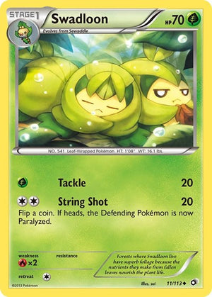 Pokemon TCG - Legendary Treasures - Swadloon - 11/113
