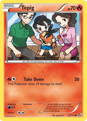 Pokemon TCG - Legendary Treasures - Tepig - 25/113