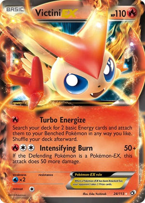Pokemon TCG - Legendary Treasures - Victini EX - 24/113 - Holofoil