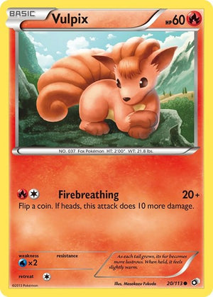 Pokemon TCG - Legendary Treasures - Vulpix - 20/113