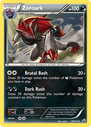Pokemon TCG - Legendary Treasures - Zoroark - 90/113 - Holofoil