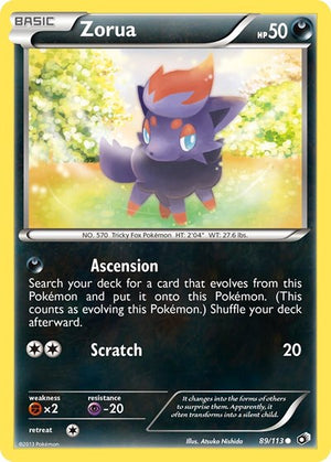 Pokemon TCG - Legendary Treasures - Zorua - 89/113