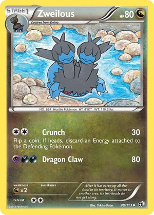 Pokemon TCG - Legendary Treasures - Zweilous - 98/113