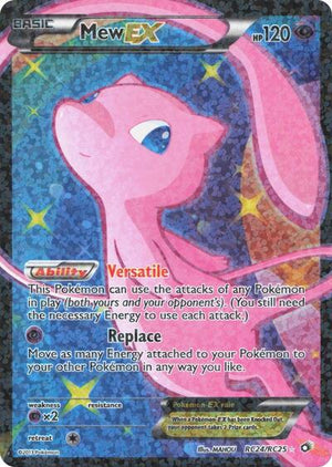 Pokemon TCG - Legendary Treasures Radiant Collection - Mew EX - RC24/RC25 - Holofoil