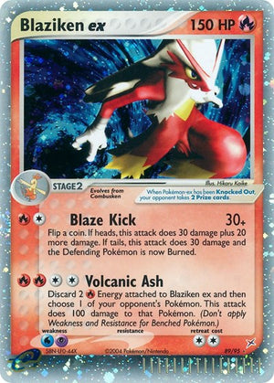 Pokemon TCG - EX Team Magma vs Team Aqua - Blaziken ex - 89/95 - Holofoil