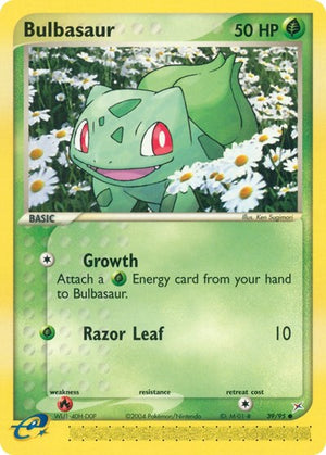 Pokemon TCG - EX Team Magma vs Team Aqua - Bulbasaur - 39/95 - Reverse Holofoil