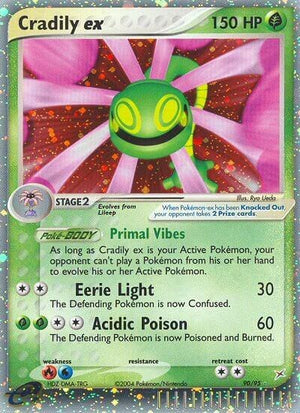 Pokemon TCG - EX Team Magma vs Team Aqua - Cradily ex - 90/95 - Holofoil