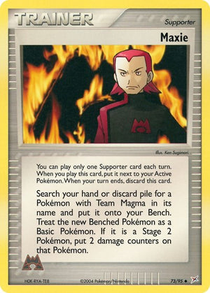 Pokemon TCG - EX Team Magma vs Team Aqua - Maxie - 73/95