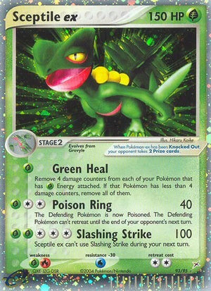 Pokemon TCG - EX Team Magma vs Team Aqua - Sceptile ex - 93/95 - Holofoil