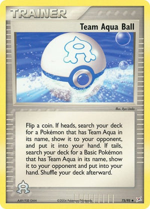 Pokemon TCG - EX Team Magma vs Team Aqua - Team Aqua Ball - 75/95