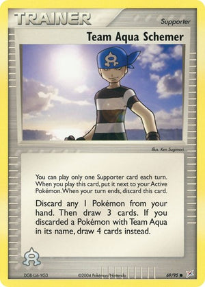 Pokemon TCG - EX Team Magma vs Team Aqua - Team Aqua Schemer - 69/95 - Reverse Holofoil